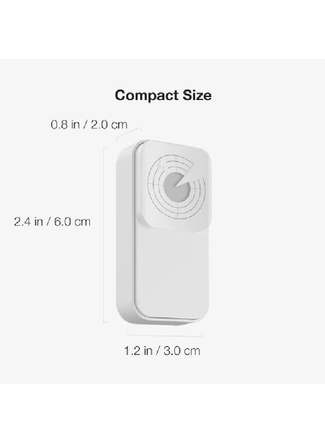 Broadlink SR4M Radar Motion Sensor – Smart Home Human Detection, 12m Range – White - Image 2